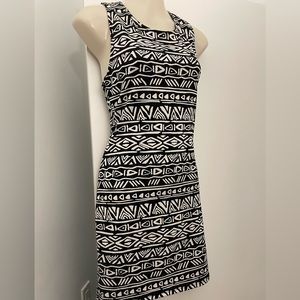 Tribal print bodycon dress